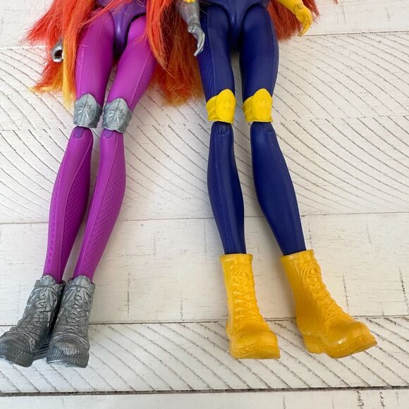 DC Super Hero Girls 12" Mattel Fashion Doll Lot of 2 Batgirl and Starfire - Picture 5 of 10